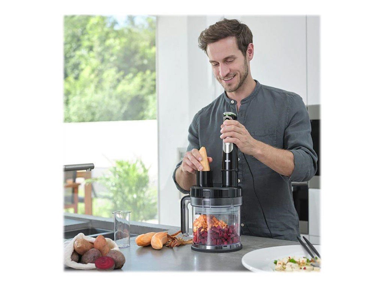 Braun Stabmixer Multiquick 9 MQ 9195XLI - 1200 W Braun Stabmixer Multiquick 9 MQ 9195XLI - 1200 W